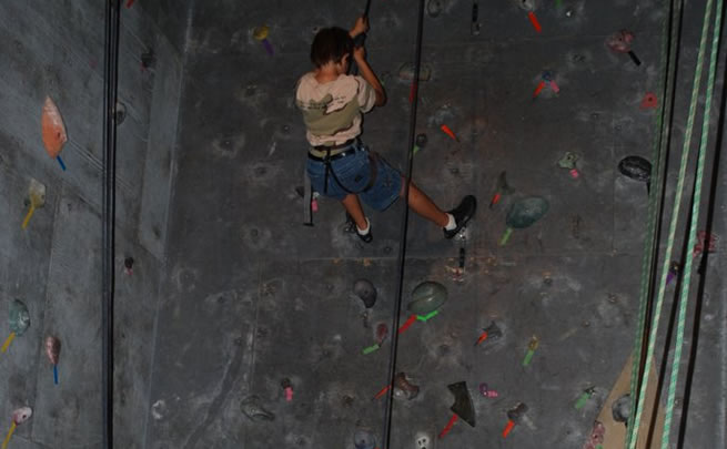 Indoor Rock Climbing